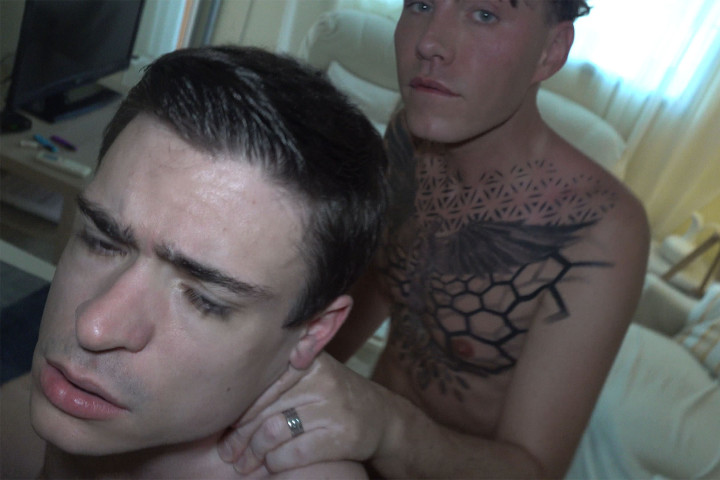 CURLY-HAIRED CHRIS RAVAGES ⚡ TWINK ORIS&rsquo;S ARSE RAW IN DINING ROOM FUCK 🪑 