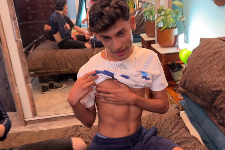 CUM FUCKING this cute 😍 young lad I met in a sex shop. HUNG BRAZILIAN COCK 🍆