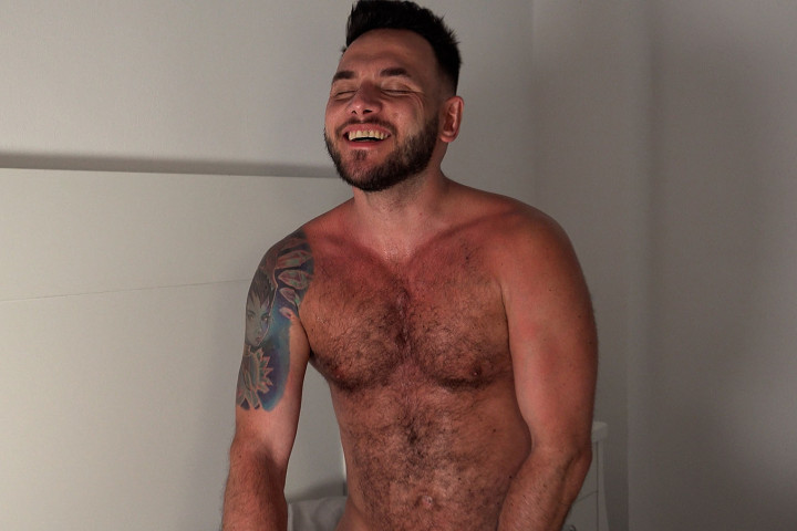 Dom HAIRY 🐴 hammer 🔨 XL COCK smashing tight little pink hole 💥 