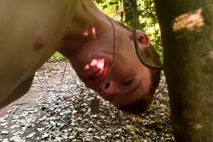 SUPER cute 18yr MASSIVE COCK - 💦 CUM DUMP fucked outdoors by strangers then I LOAD HIM
