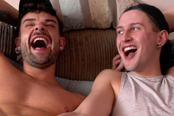 Reece's 2 mates &#x1F3E5; visiting, fuck N Creampie on floor&#x2757;