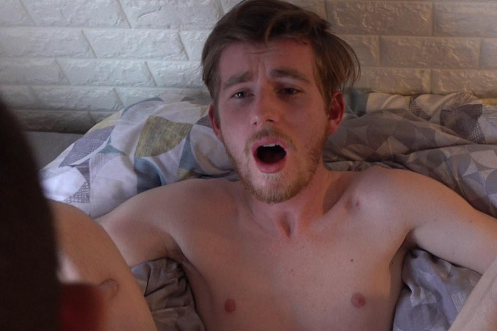 Morning FUCK from 2 hotties - I Flooded 💦 out Twink arse READY 4 fucking by 3rd