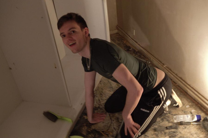 Absolutely Stunning Oversized tongue &#128069; Brit Boy rims Joshs arse with spunky mouth &#128520;