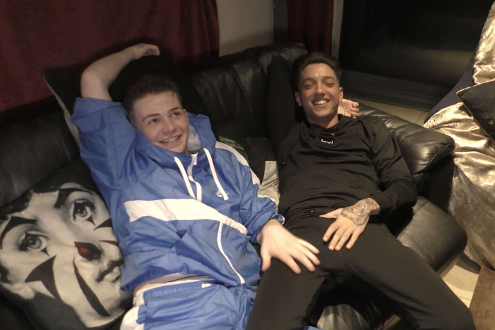 Hoodie Smoking 🚬 chav Flip BB fuckin Hung 10/10 Cum whore both left creampied mess