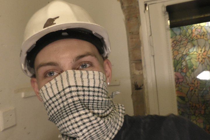 3 🥴 Council boys fuck whilst ripping out kitchen Josh given BIGGEST LOAD 💦 by Mike