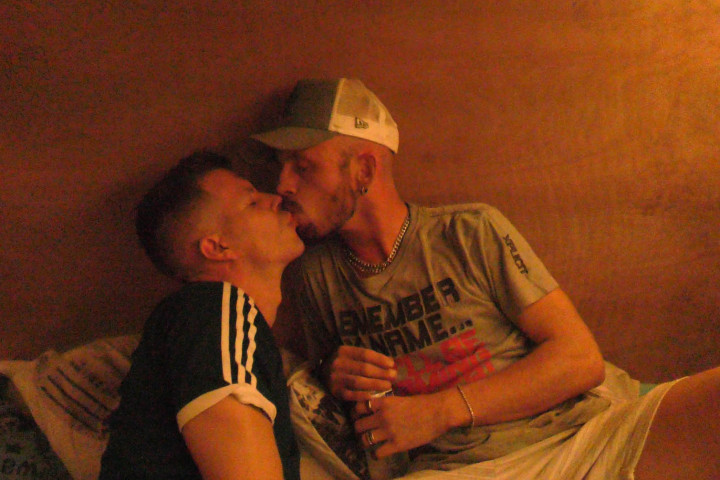 5 &#128293; lads &#128656; parked van - door open! Film REAL BB HOMEMADE Sex-party